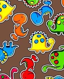 Motif Dinosaures